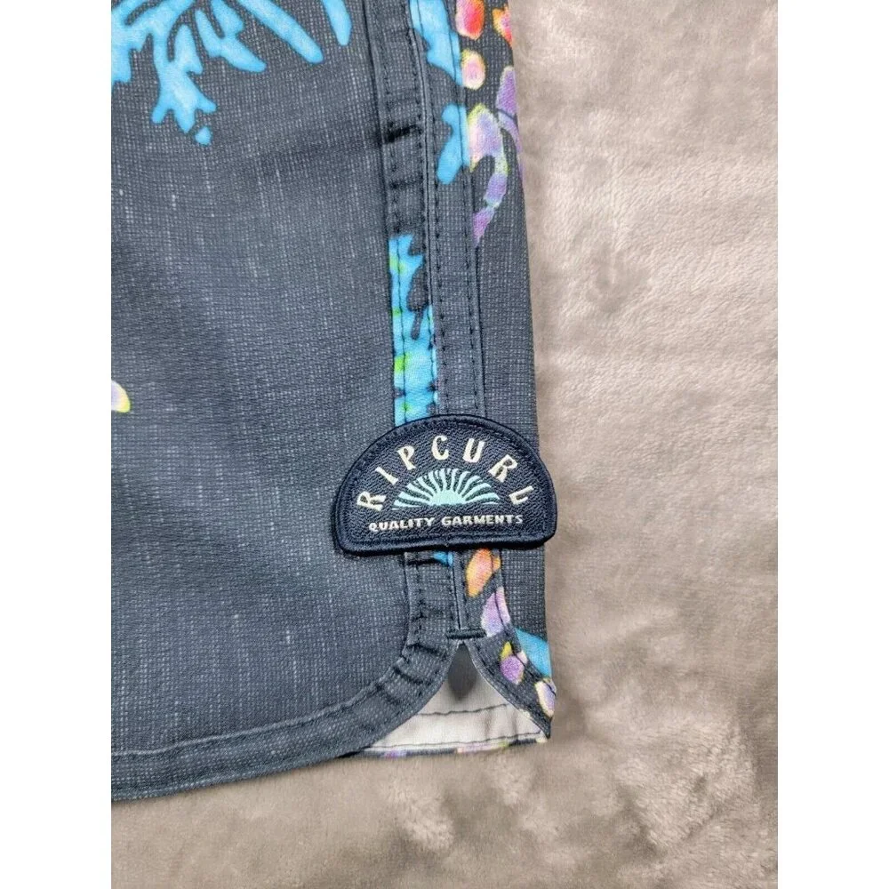 Rip Curl Mirage Mens Board Shorts Swim Trunks‎ Blue Pineapples Size 36